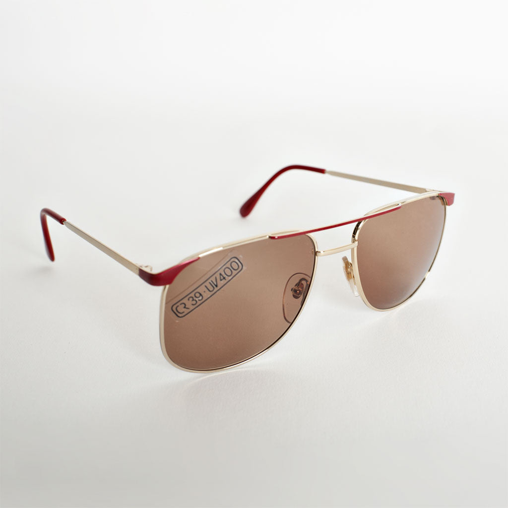 Deadstock Girard 3700 Sunglasses — Red Frames