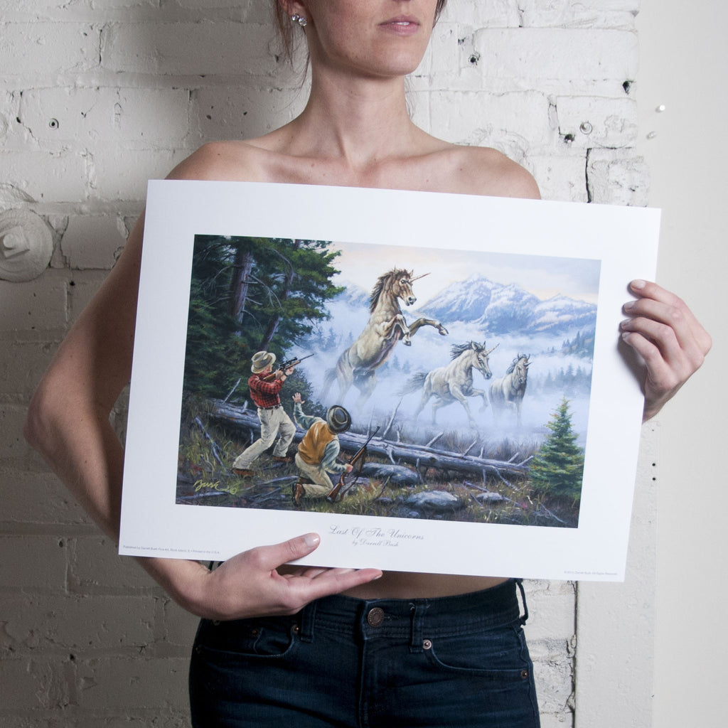 Signed <em>Charge of the Unicorns</em>  Print