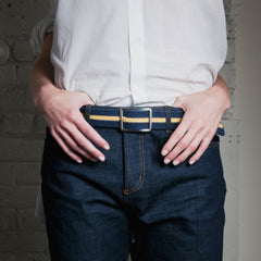 Adam Smith Cashmere Belt — "Hail to the Victor"